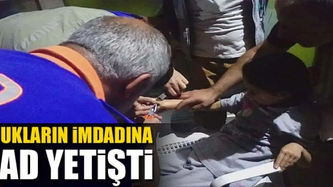 Çocukların imdadına AFAD yetişti