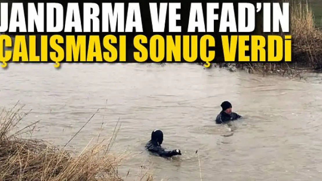 Jandarma ve AFAD'ın 25 günlük çalışması sonuç verdi