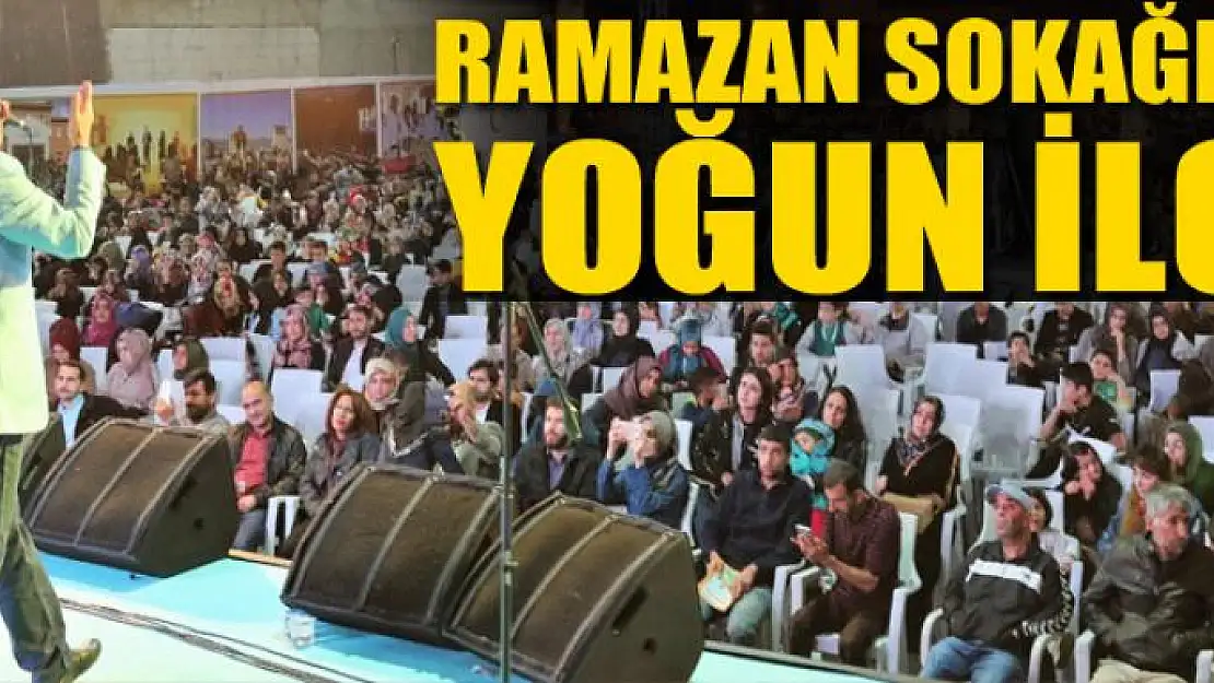 Büyükşehir'in Ramazan sokağına yoğun ilgi