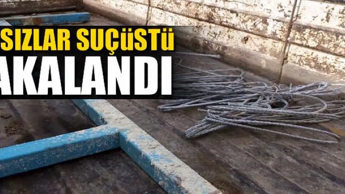 Jandarma kurduğu özel ekiple hırsızları suçüstü yakaladı