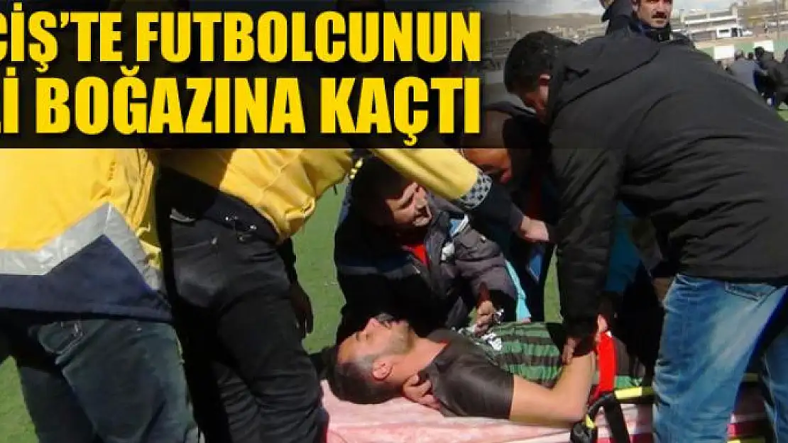 Genç futbolcunun dili boğazına kaçtı