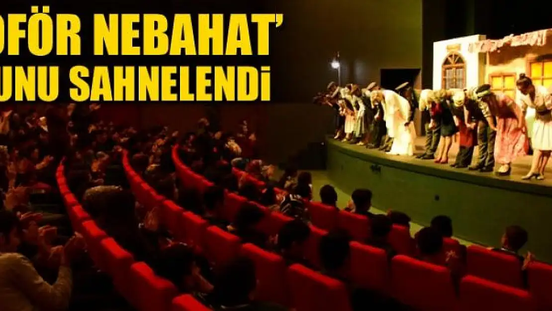 Van'da 'Şoför Nebahat' oyunu sahnelendi 