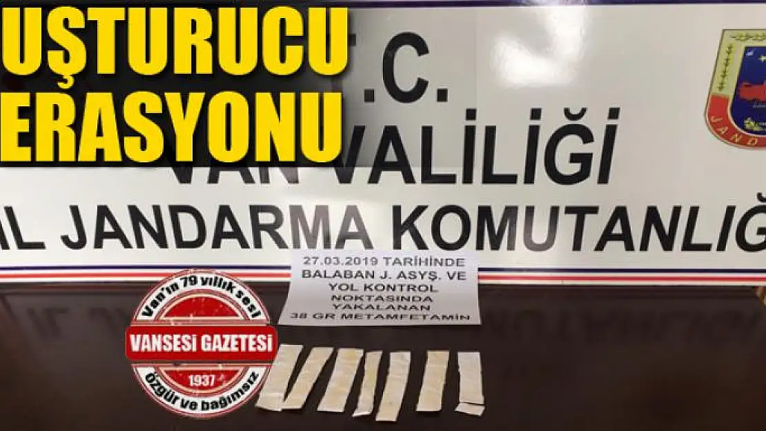 Van'da uyuşturucu operasyonu