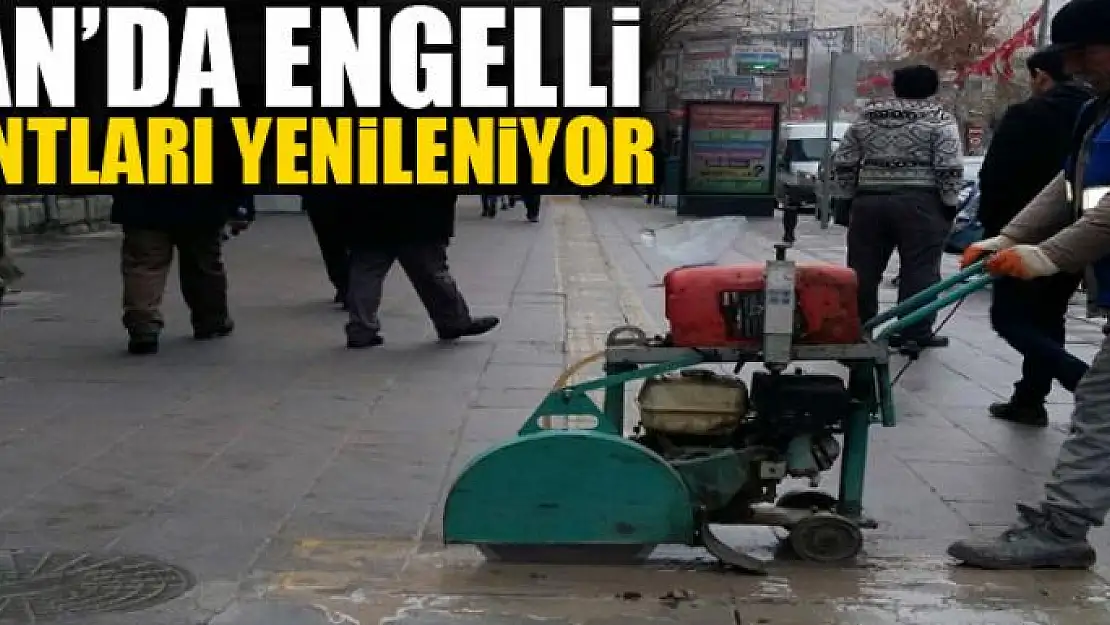 Van'da engelli bantları yenileniyor