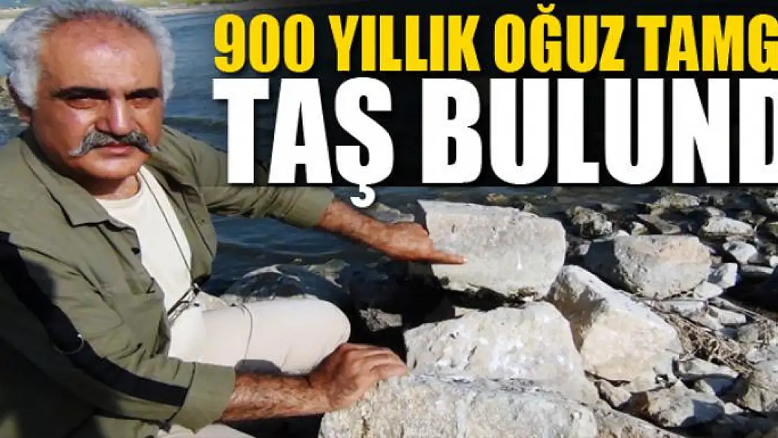 Erciş'te 900 yıllık Oğuz tamgalı taş bulundu