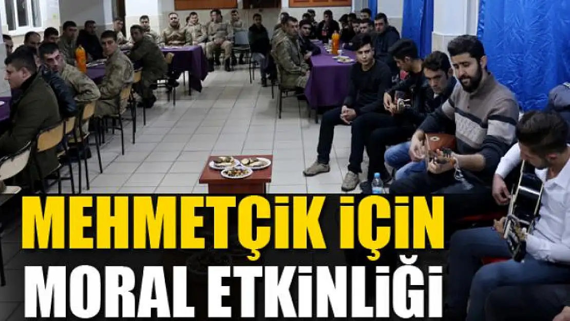 Mehmetçik için moral etkinliği