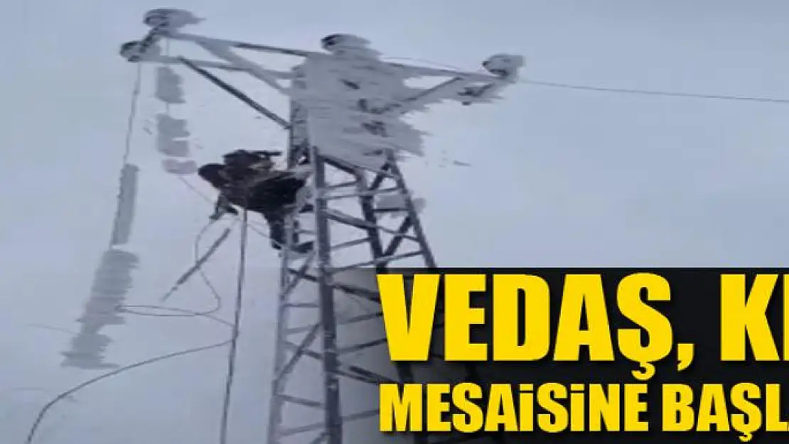 VEDAŞ, kış mesaisine başladı