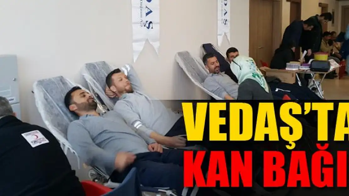 VEDAŞ'tan kan bağışı