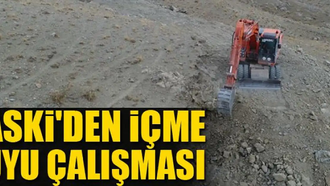 VASKİ'den içme suyu çalışması