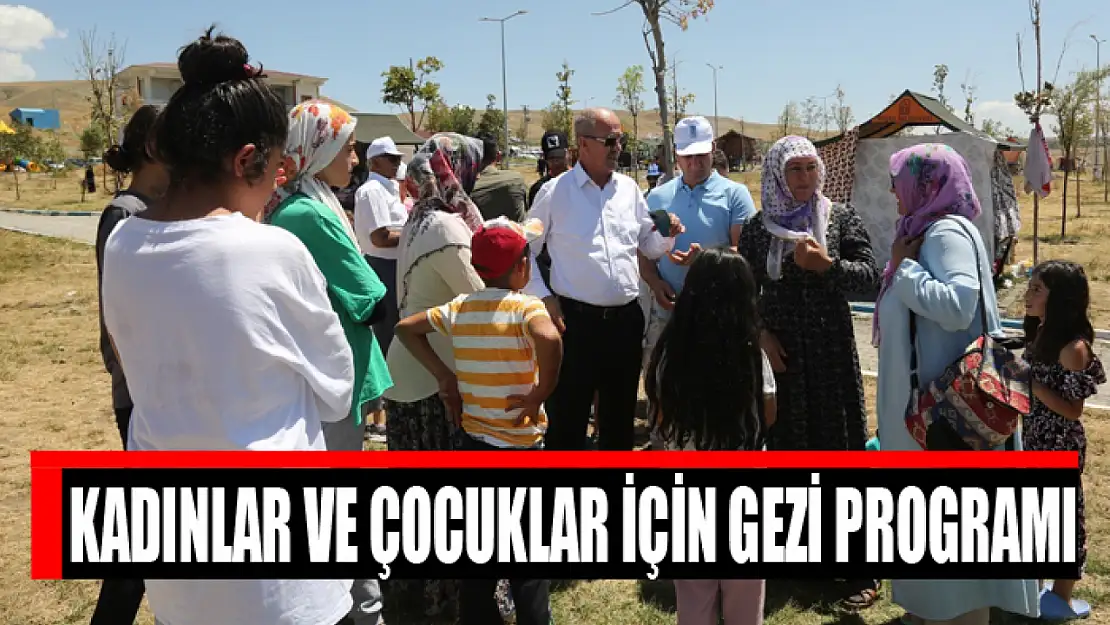 Kadınlar ve çocuklar için gezi programı