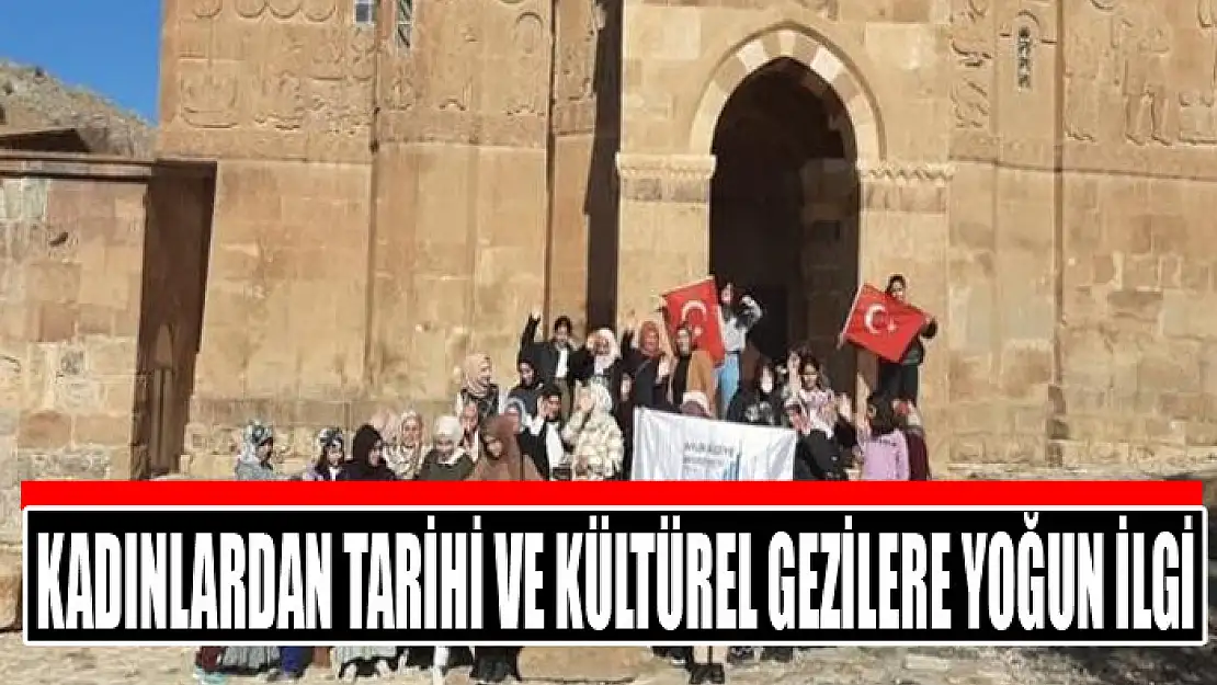 Kadınlardan tarihi ve kültürel gezilere yoğun ilgi