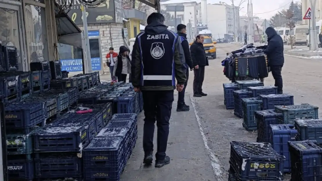 Kaldırım ve yol işgallerine karşı denetimler sürüyor