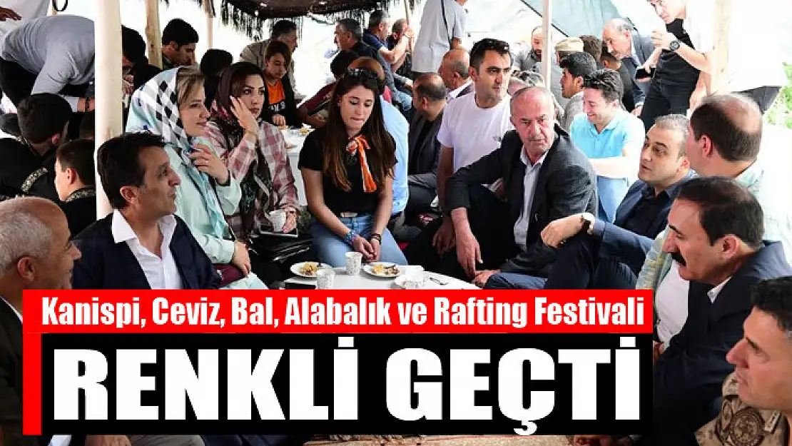 Kanispi, Ceviz, Bal, Alabalık ve Rafting Festivali renkli geçti