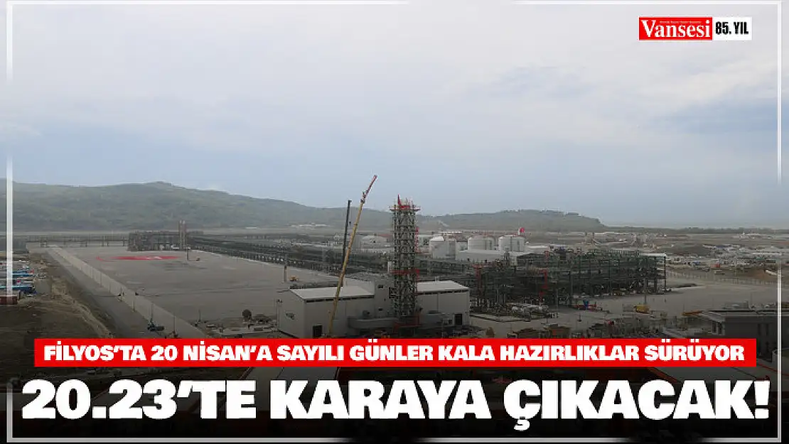 Karadeniz Gazı 20.23'te karaya çıkacak