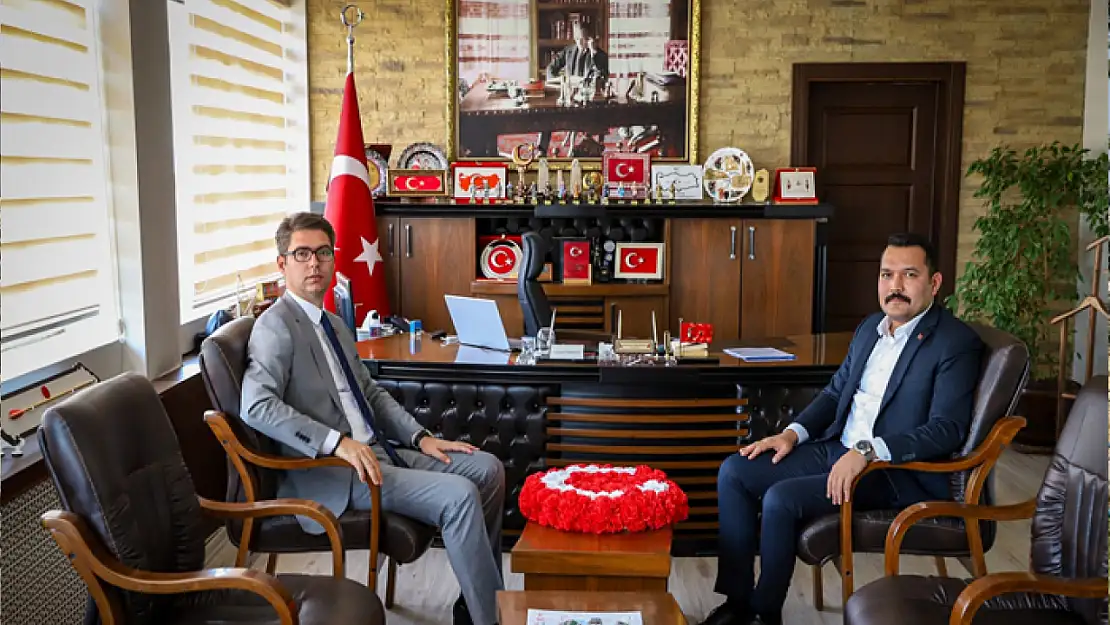 Karaloğlu'ndan Türkmenoğlu'na hayırlı olsun ziyareti