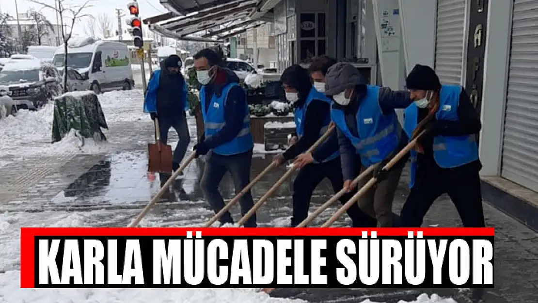 KARLA MÜCADELE SÜRÜYOR