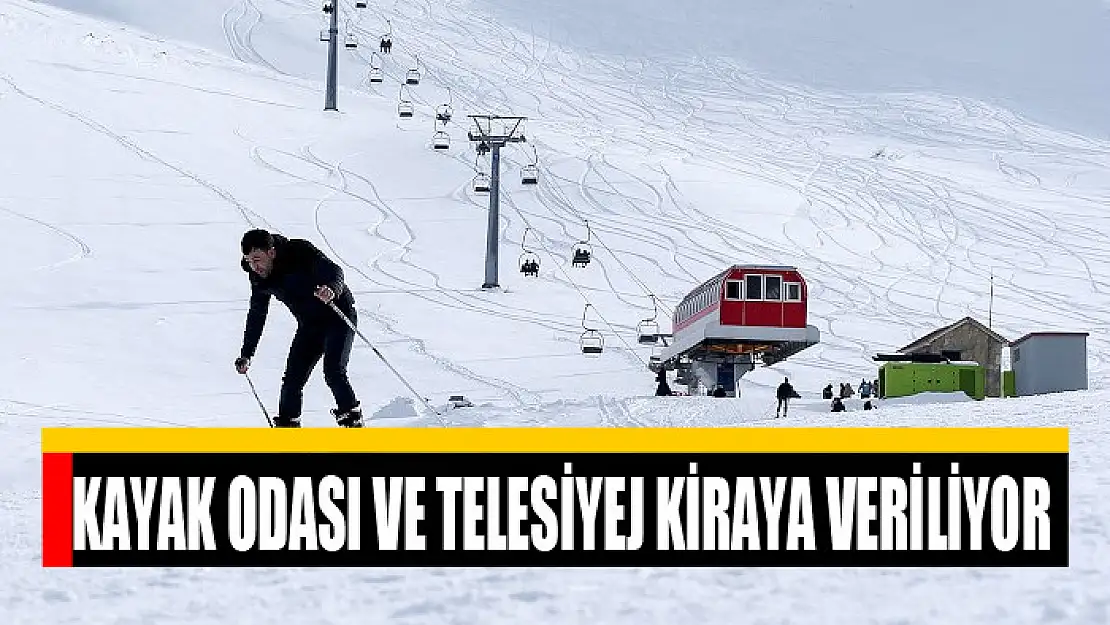 Kayak odası ve telesiyej kiraya veriliyor