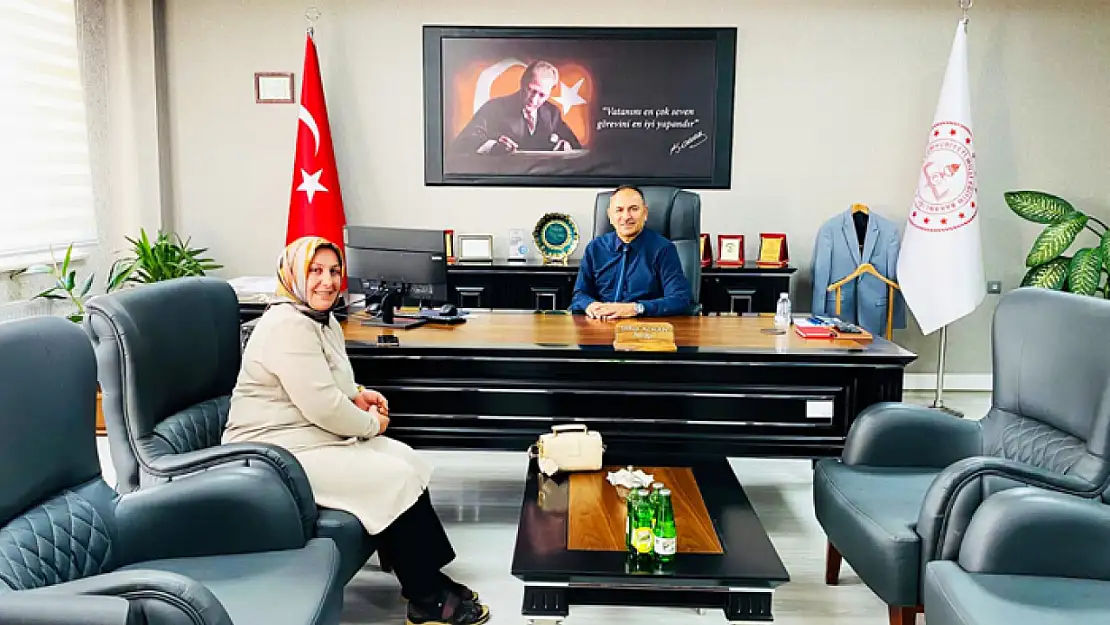 Kayakeser'den Alhan'a ziyaret