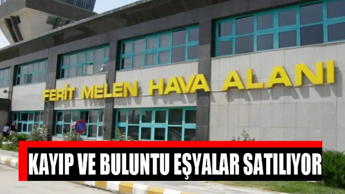 Kayıp ve buluntu eşyalar satılıyor