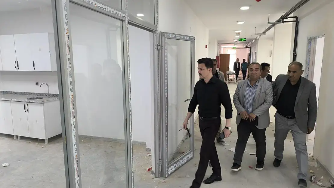 Kaymakam Arslanargun gençlik merkezi inşaatını inceledi