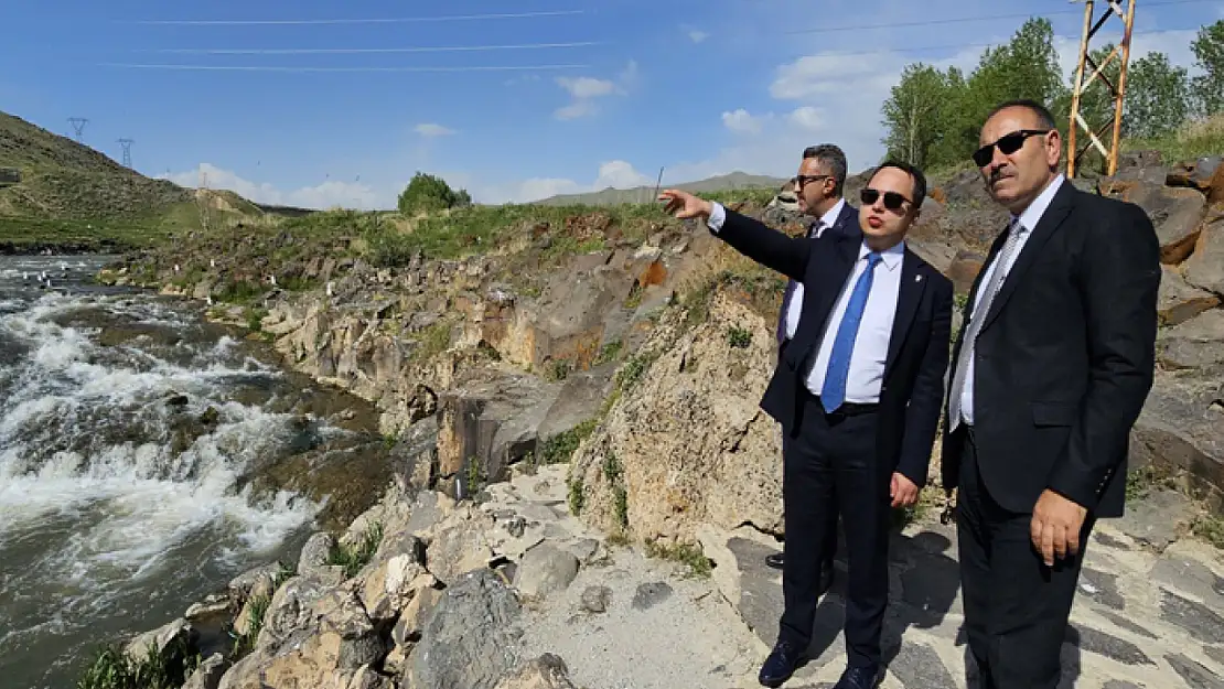 Kaymakam Aydoğan, Balık Bendi'nde incelemelerde bulundu