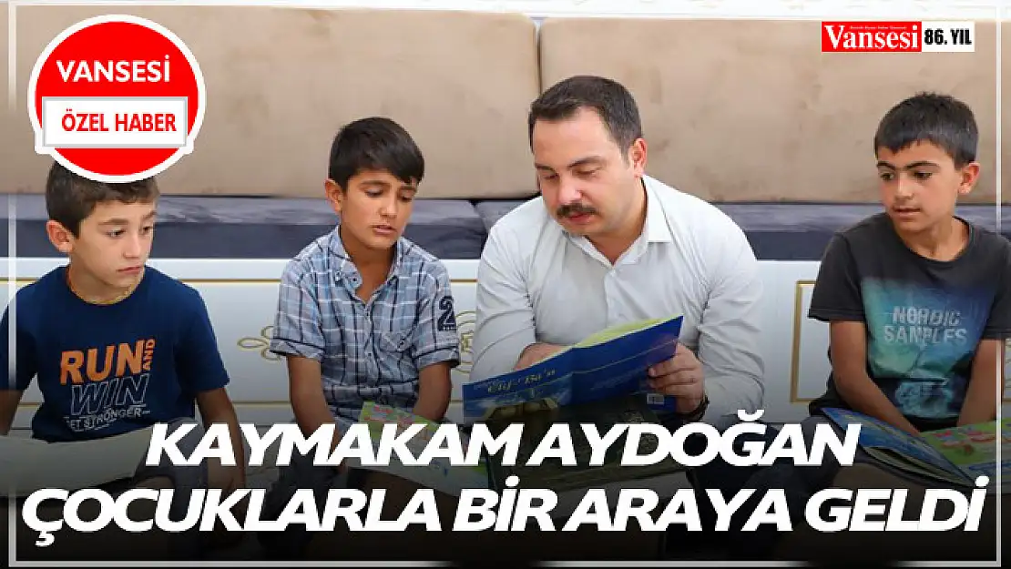 Kaymakam Aydoğan Çocuklarla Bir Araya Geldi