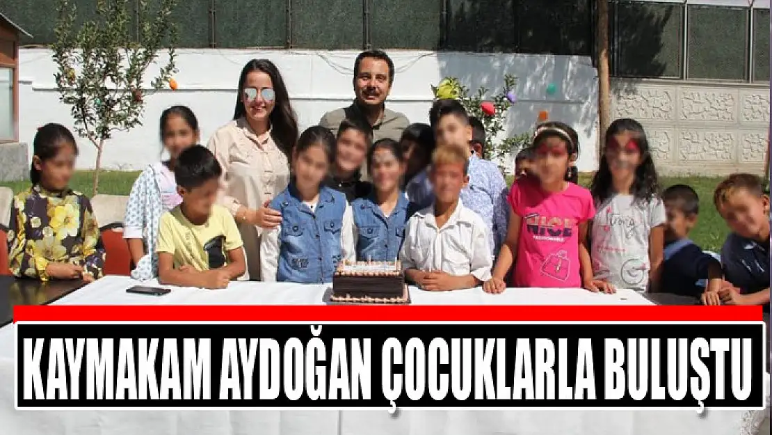 Kaymakam Aydoğan çocuklarla buluştu