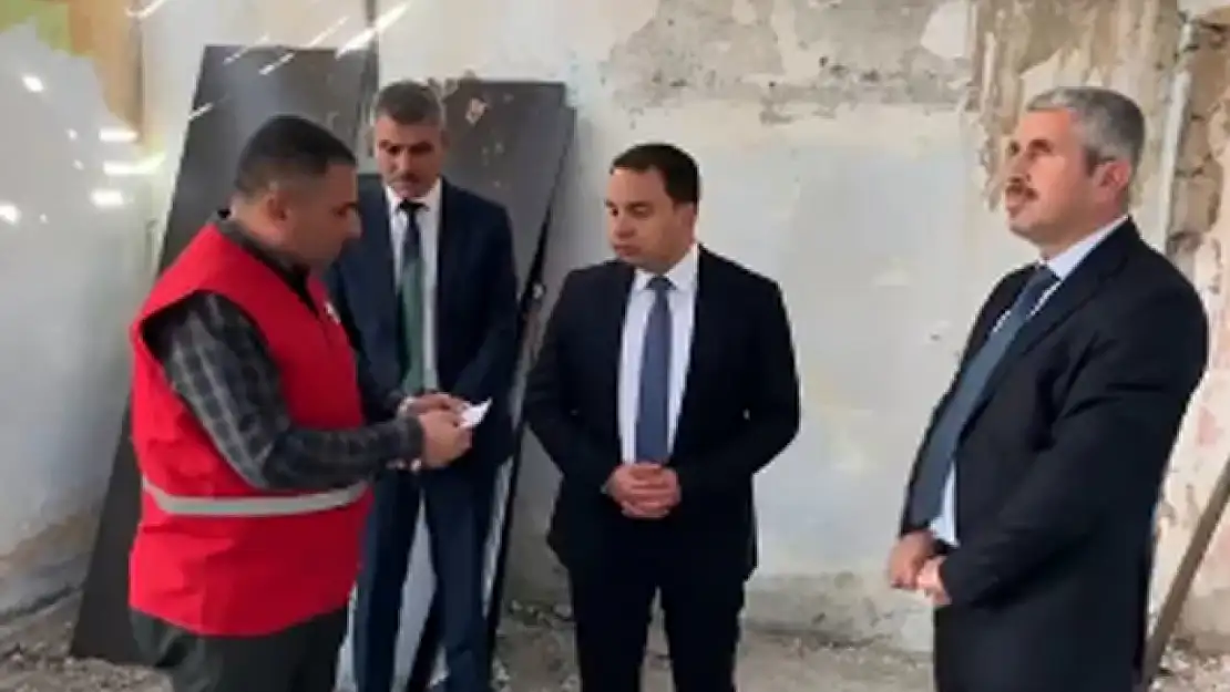 Kaymakam Aydoğan, Karahan Mahallesinde incelemelerde bulundu