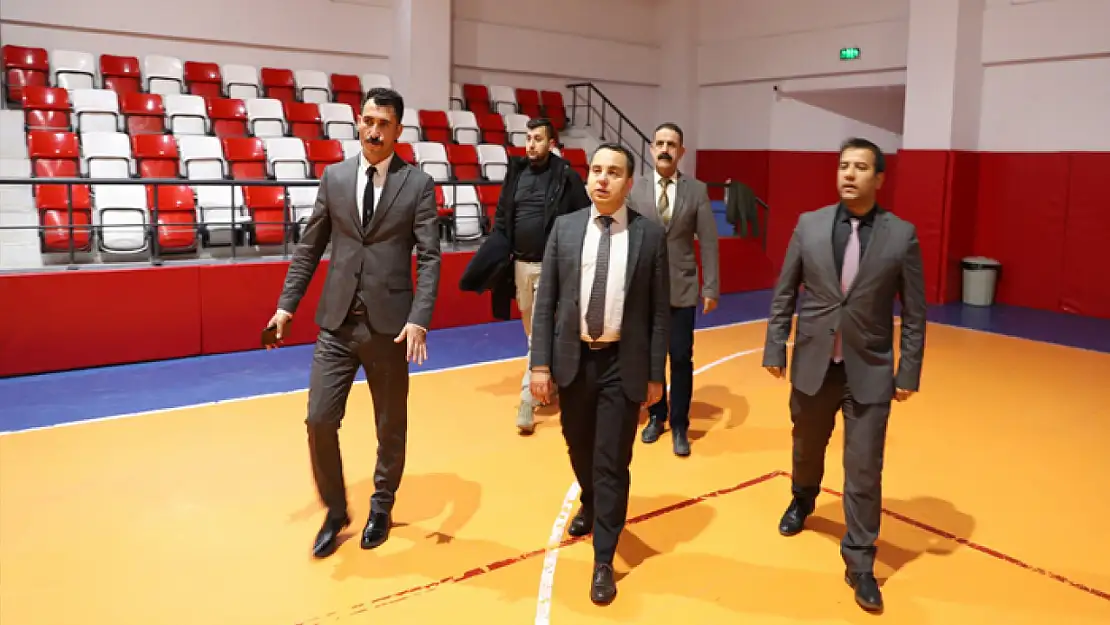 Kaymakam Aydoğan spor yatırımlarını inceledi