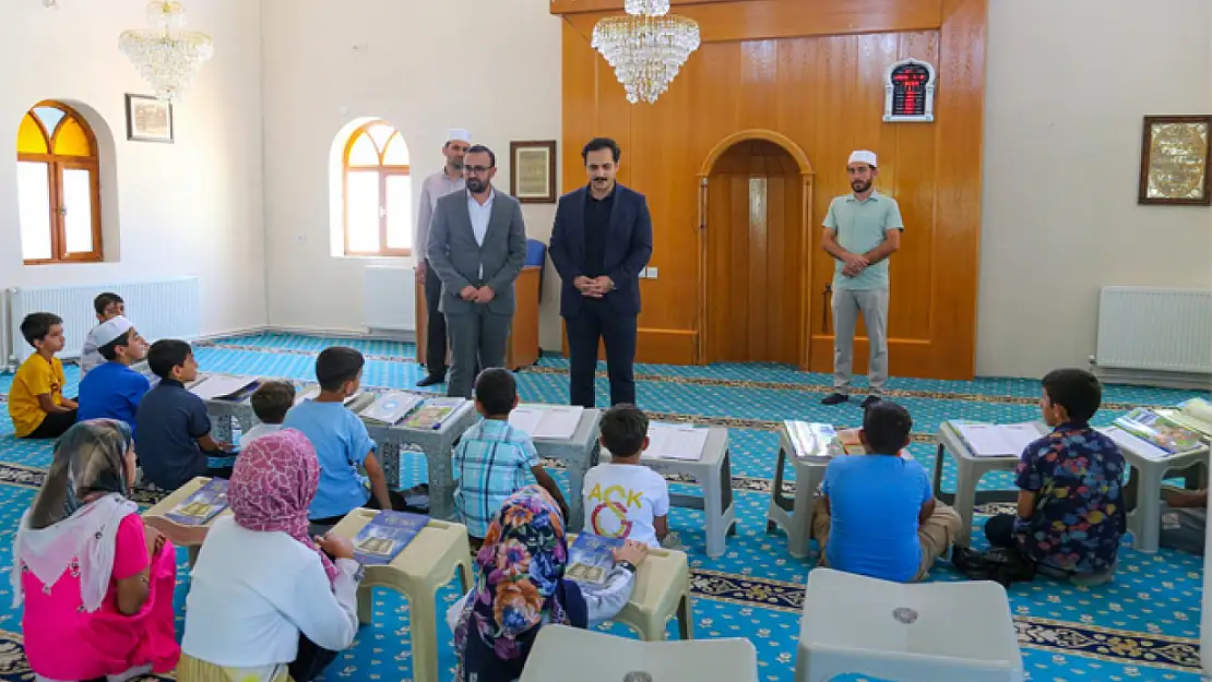Kaymakam Erdem'den Kur'an kurslarına ziyaret
