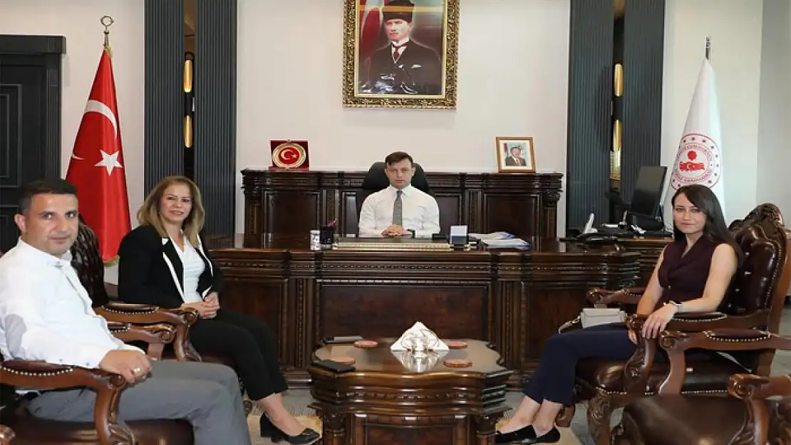 Kaymakam Erdoğan, Ticaret İl Müdürlüğü heyetini ağırladı