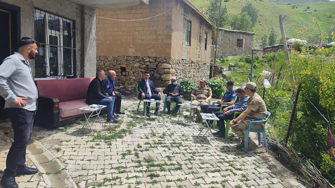 Kaymakam Kadir Kılıç'tan şehit ailelerine bayram ziyareti