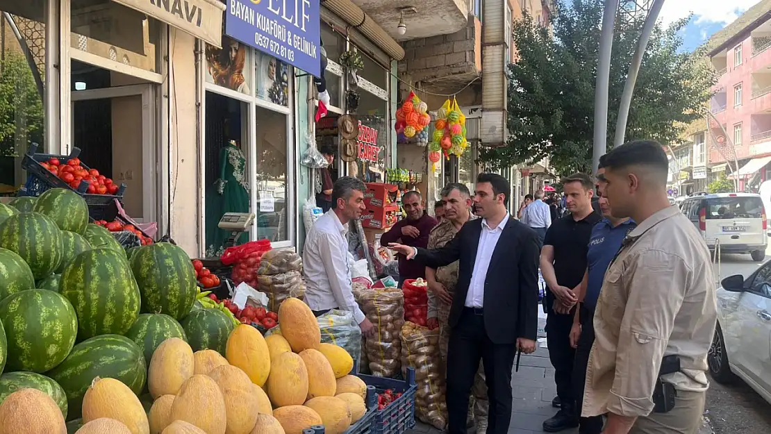 Kaymakam Kılıç'tan esnaf ziyareti