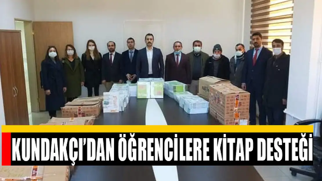 Kaymakam Kundakçı'dan öğrencilere kitap desteği