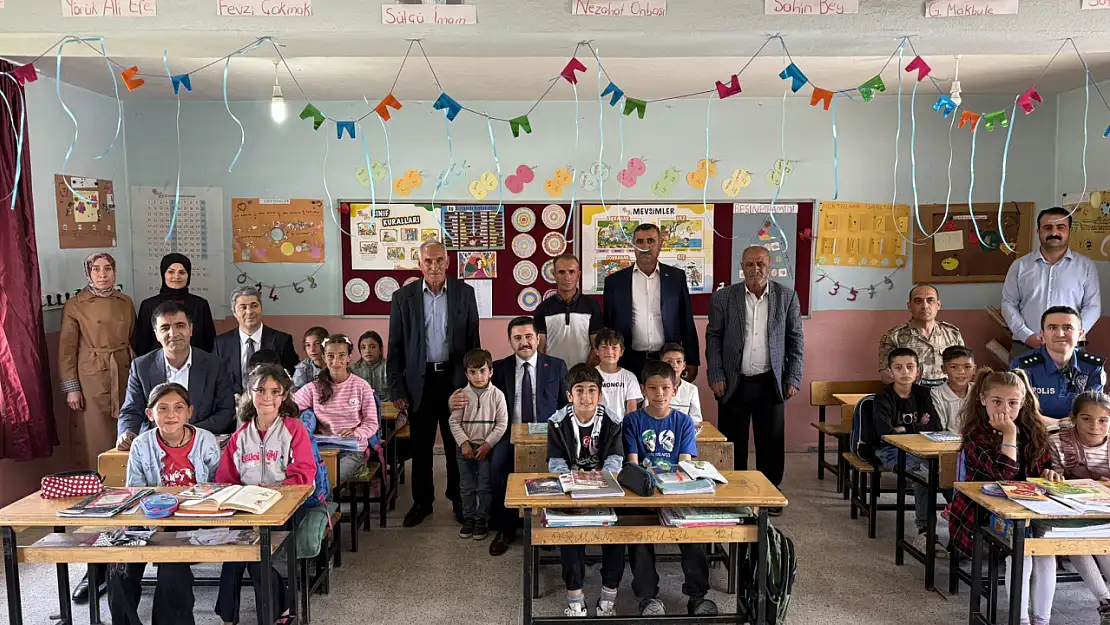 Kaymakam Rahmi Bulut'tan eğitime destek ziyareti