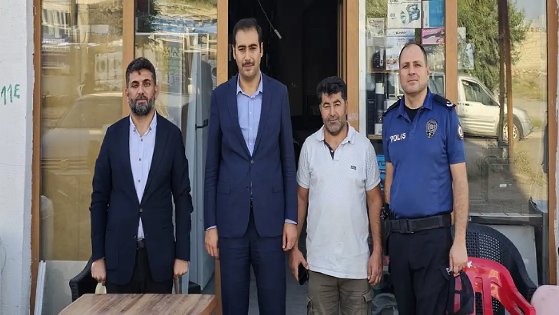 Kaymakam Türkoğlu'ndan esnaf ziyareti