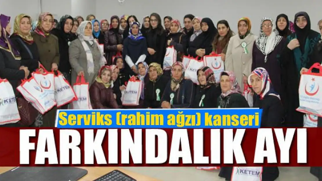 Serviks (rahim ağzı) kanseri farkındalık ayı