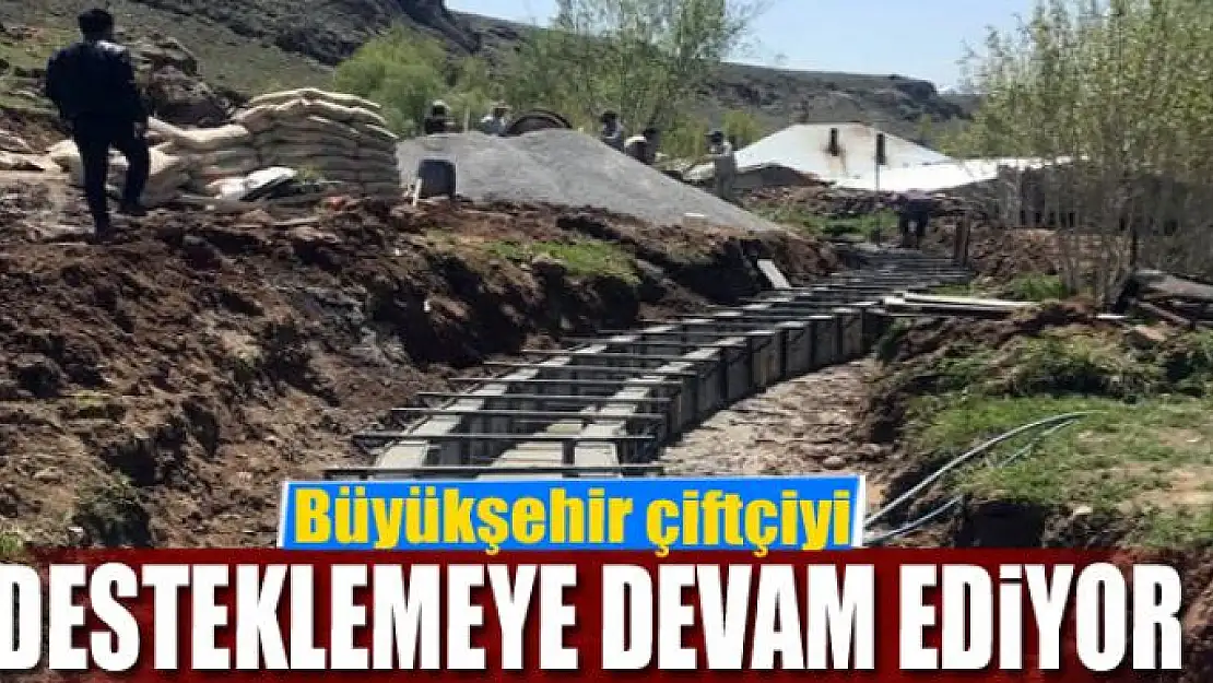 Van Büyükşehir Belediyesi çiftçiyi desteklemeye devam ediyor