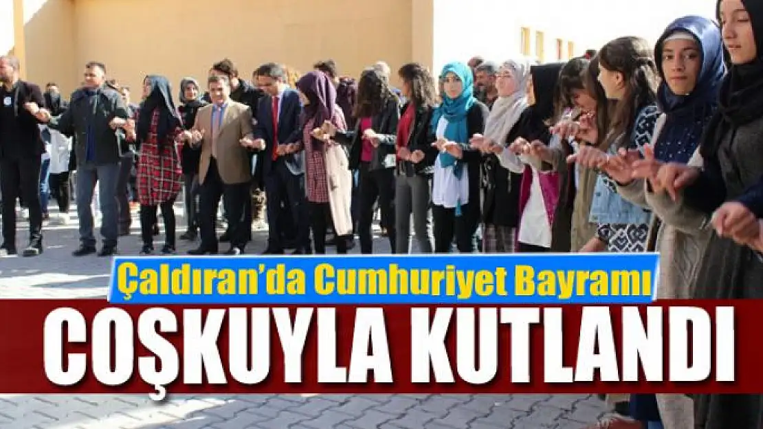 Çaldıran'da 29 Ekim Cumhuriyet Bayramı coşkusu