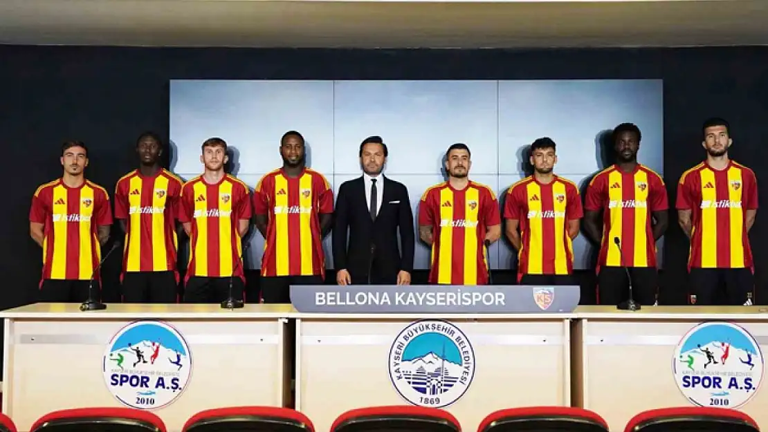 Kayserispor'un yeni transferleri görücüye çıktı