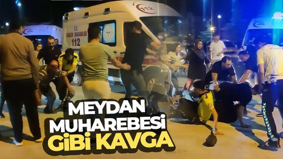 Kazadan sonra meydan muharebesi gibi kavga