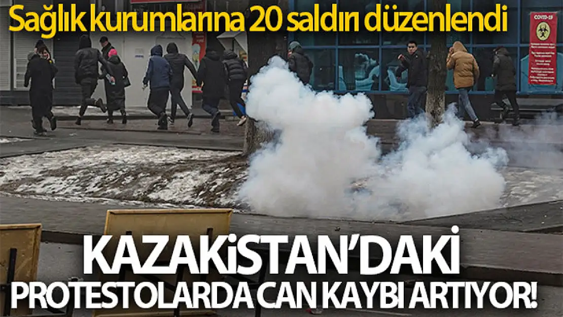 Kazakistan'daki protestolarda can kaybı 225'e yükseldi