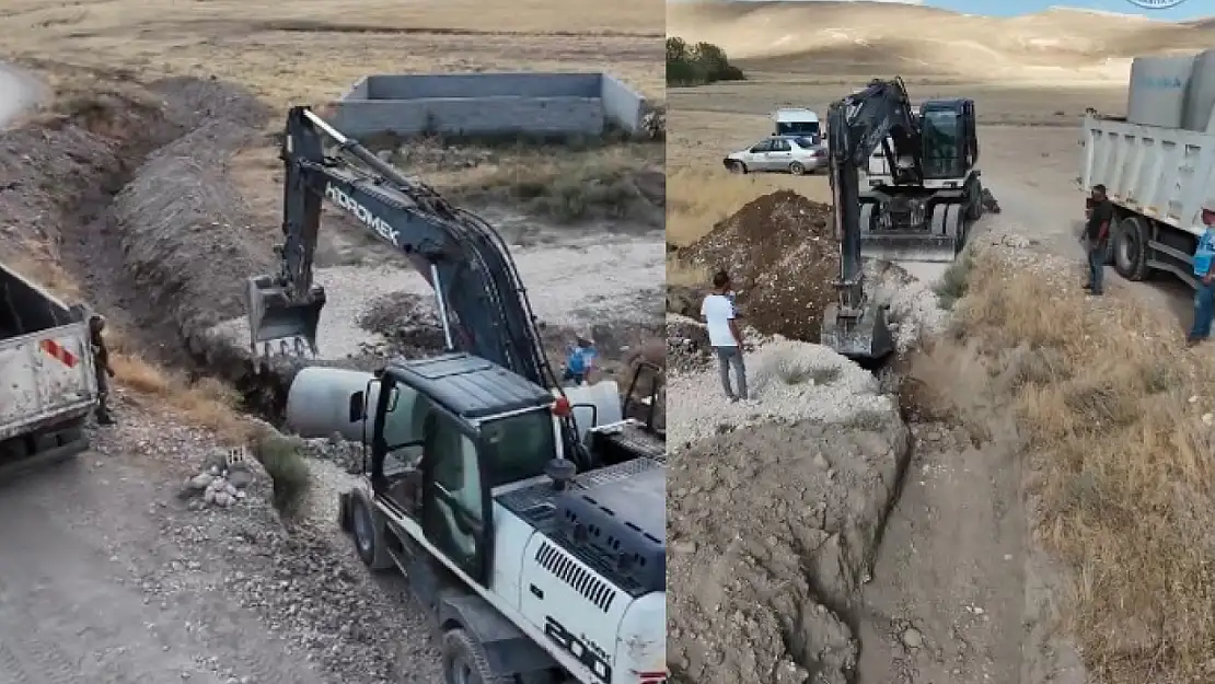 Kırkdeğirmen Mahallesi'nde su tahliyesi ve altyapı çalışmaları