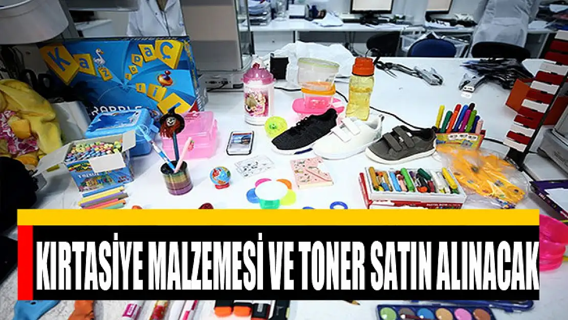 Kırtasiye malzemesi ve toner satın alınacak