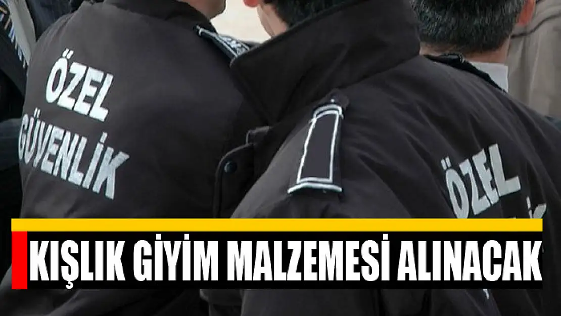 Kışlık giyim malzemesi alınacak