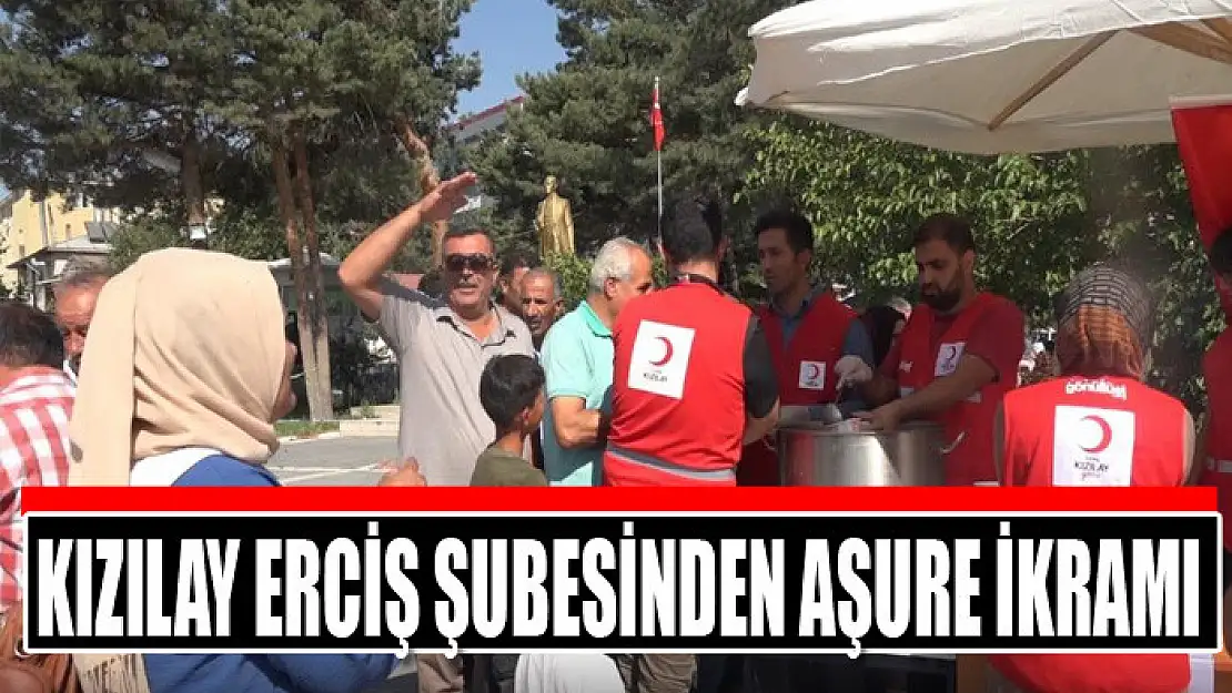 Kızılay Erciş Şubesinden aşure ikramı