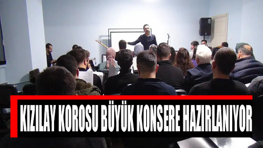 Kızılay Korosu büyük konsere hazırlanıyor