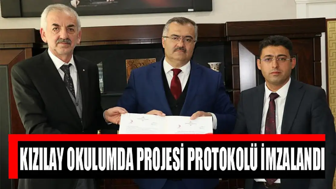 Kızılay Okulumda projesi protokolü imzalandı