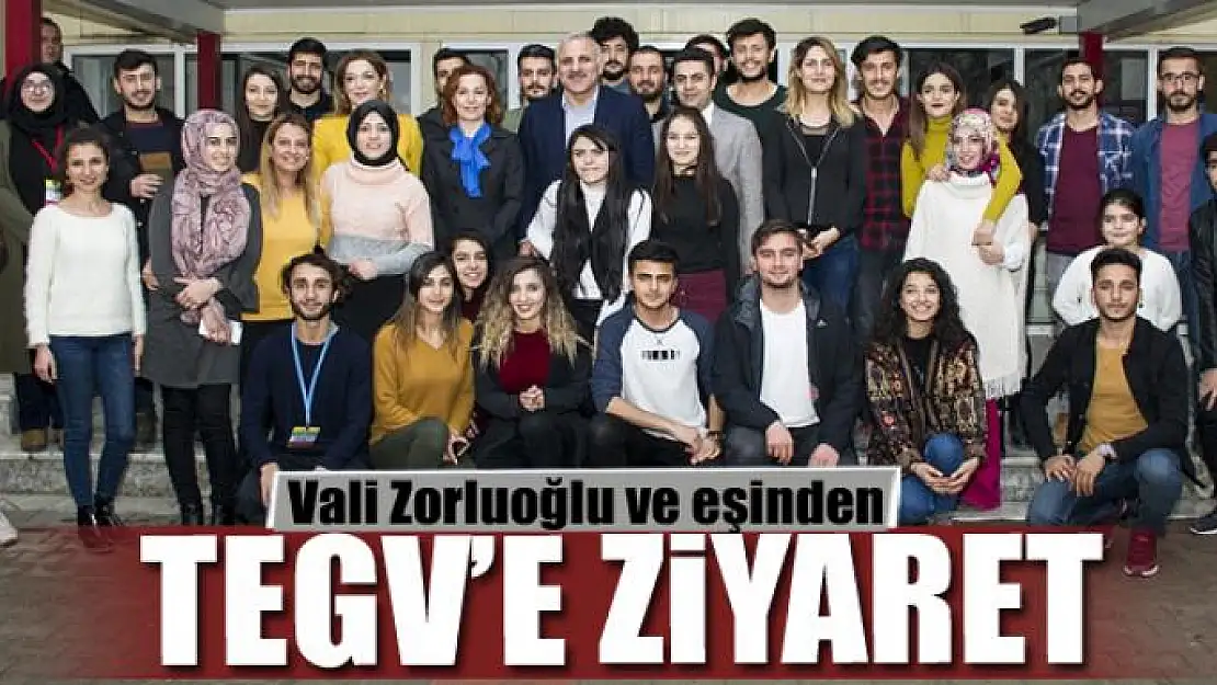 Vali Zorluoğlu ve eşinden TEGV'e ziyaret 