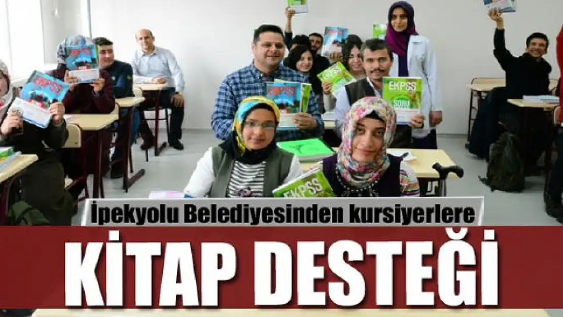 İpekyolu Belediyesinden kursiyerlere kitap desteği